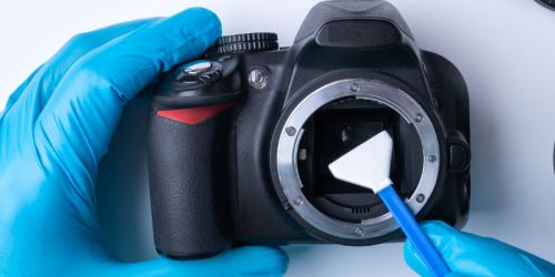 Bildsensor-Reinigung von Fachpersonal